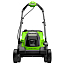 Газонокосилка Greenworks GD24LM331, 24V, 33 см, без АКБ и ЗУ