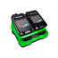 Зарядное устройство для 2-х аккумуляторов Greenworks G24X2UC2, 24V, 2x2А