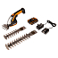 Садовые ножницы аккумуляторные WORX WG801E 20V, щеточные, с АКБ 2 А/ч и ЗУ 0,4A + коробка