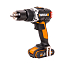 Дрель-шуруповерт  WORX WX373, 20V, ударная, бесщеточная, с 2xАКБ 2 А/ч и ЗУ + кейс