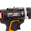 Дрель-шуруповерт  WORX WX367.3, 20V, ударная, бесщеточная, с 2xАКБ 2 А/ч и ЗУ + кейс