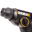 Перфоратор  WORX WX394.3, 1,5 Дж, 20V, бесщеточный, с АКБ 2 А/ч и ЗУ + кейс