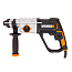 Перфоратор электрический WORX WX339, 2,5 Дж, 220V, 800 Вт, щеточный + кейс