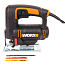 Лобзик электрический WORX WX477.1, 220V, 550Вт, щеточный + кейс