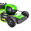 Газонокосилка Greenworks GD60LM46HPK2, 60V, 46 см, бесщеточная, с АКБ 2 А/ч и ЗУ