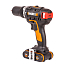 Дрель-шуруповерт  WORX WX367.1, 20V, ударная, бесщеточная, с 2xАКБ 2 А/ч и ЗУ + алюминиевый кейс с набором оснастки (158 предметов)
