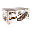 Газонокосилка WORX WG779E.1, 40V, 34 см, щеточная, с 2xАКБ 4 А/ч и двойным ЗУ