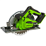 Пила циркулярная  Greenworks GD24CS, 185 мм, 24V, бесщеточная, 5 А/ч и 2 А ЗУ