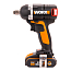 Гайковерт  WORX WX279, 20V, бесщеточный, с 2xАКБ 2 А/ч и ЗУ + кейс