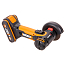 Угловая шлифмашина  WORX WX801, 20V, 76 мм, щеточная, с АКБ 2 А/ч и ЗУ + кейс