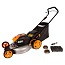 Газонокосилка WORX WG751E, 40V, 48 см, щеточная, с 2xАКБ 4 А/ч и двойным ЗУ