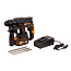 Перфоратор WORX WX381, 2 Дж, 20V, бесщеточный, с АКБ 4 А/ч и ЗУ 2А + кейс
