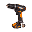Дрель-шуруповерт Worx WX370, 20V, ударная, щеточная, c 2xАКБ 2 А/ч и ЗУ 2А