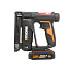 Степлер  WORX WX843, 20V, бесщеточный, с АКБ 2 А/ч и ЗУ + кейс