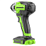 Винтоверт ударный Greenworks GD24ID3, 24V, бесщеточный, 4 А/ч АКБ и ЗУ