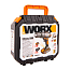 Дрель-шуруповерт  WORX WX371.1, 20V, ударная, щеточная, с 2xАКБ 2 А/ч и ЗУ + кейс