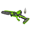 Мини-пила цепная Greenworks GD24CSMNX, 24V, 15 см, бесщеточная, без АКБ и ЗУ
