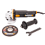 Угловая шлифмашина электрическая WORX WX712, 220V, 125 мм, 860 Вт, щеточная