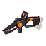 Пила цепная WORX WG325E, 20V, 12 см, бесщеточная, с АКБ 2 А/ч и ЗУ 2А