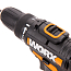 Дрель-шуруповерт  WORX WX101.2, 20V, щеточная, с АКБ 2 А/ч и ЗУ + кейс