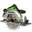 Пила циркулярная  Greenworks GD24CS, 185 мм, 24V, бесщеточная, 5 А/ч и 2 А ЗУ