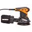 Орбитальная шлифмашина электрическая WORX WX652.1, 220V, 125 мм, 300 Вт, щеточная