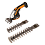 Садовые ножницы аккумуляторные WORX WG801E.9, 20V, щеточные, без АКБ и ЗУ