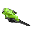 Воздуходув-пылесос Greenworks GD60BVII, 60V, бесщеточный, без АКБ и ЗУ