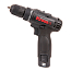 Дрель-шуруповерт  KRESS KU201.2, 12V, щеточная, с 2xАКБ 2 А/ч и ЗУ + сумка и коробка