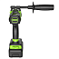 Дрель-шуруповерт Greenworks GD24DD140, 24V, ударная, бесщеточная, 4х2 А/ч АКБ и 2А ЗУ