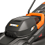 Газонокосилка WORX WG730E, 20V, 30 см, бесщеточная, c АКБ 4 А/ч и ЗУ