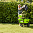 Садовая тележка самоходная Greenworks G40GCK4, 40V, 106 л, с АКБ 8 А/ч и ЗУ