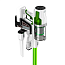 Пылесос вертикальный акк. Greenworks SV24532, 24V, б/щет, 350 Вт, 21 кПа, электрощетка, 3 насадки, LED, белый+зеленый, 1х2Ач и ЗУ 