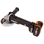 Угловая шлифмашина  WORX WX812, 20V, 125 мм, бесщеточная, с АКБ 4 А/ч и ЗУ