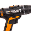 Дрель-шуруповерт  WORX WX371.1, 20V, ударная, щеточная, с 2xАКБ 2 А/ч и ЗУ + кейс