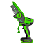 Мини-пила цепная Greenworks G24MCS10, 24V, 10 см, щеточная, с АКБ 2 А.ч и ЗУ
