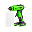 Клеевой пистолет Greenworks G24GLG, 24V, щеточный, без АКБ и ЗУ